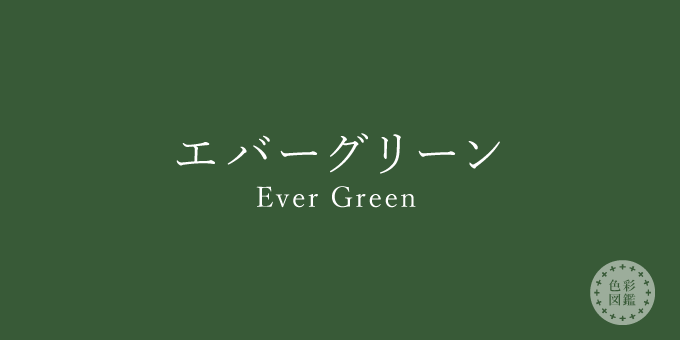 エバーグリーン（Ever Green）の色見本