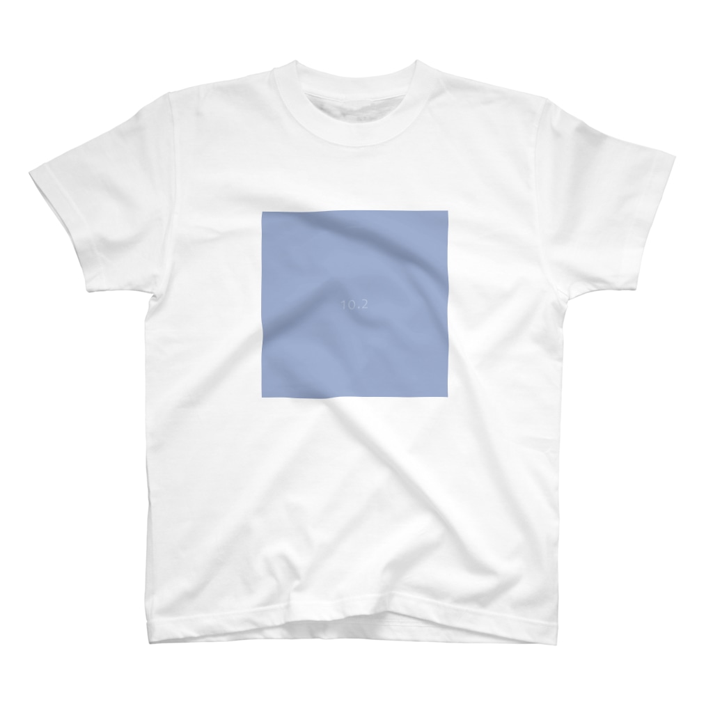 10月2日の誕生色「ケンタッキー・ブルー」のTシャツ