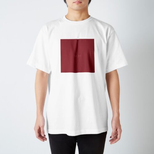 10月30日の誕生色「カーディナル」のTシャツ