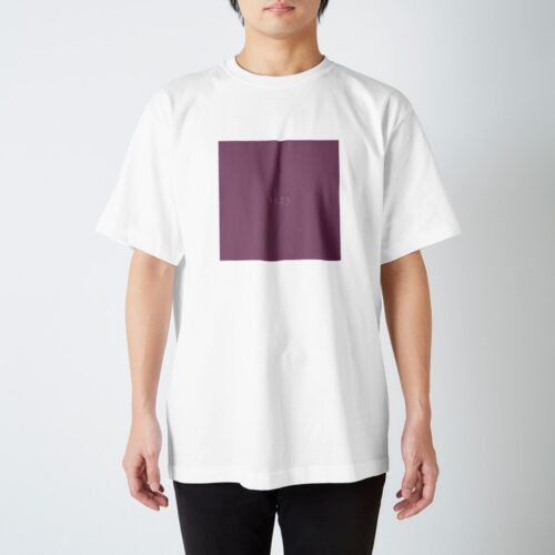 11月23日の誕生色「ボルドー」のTシャツ