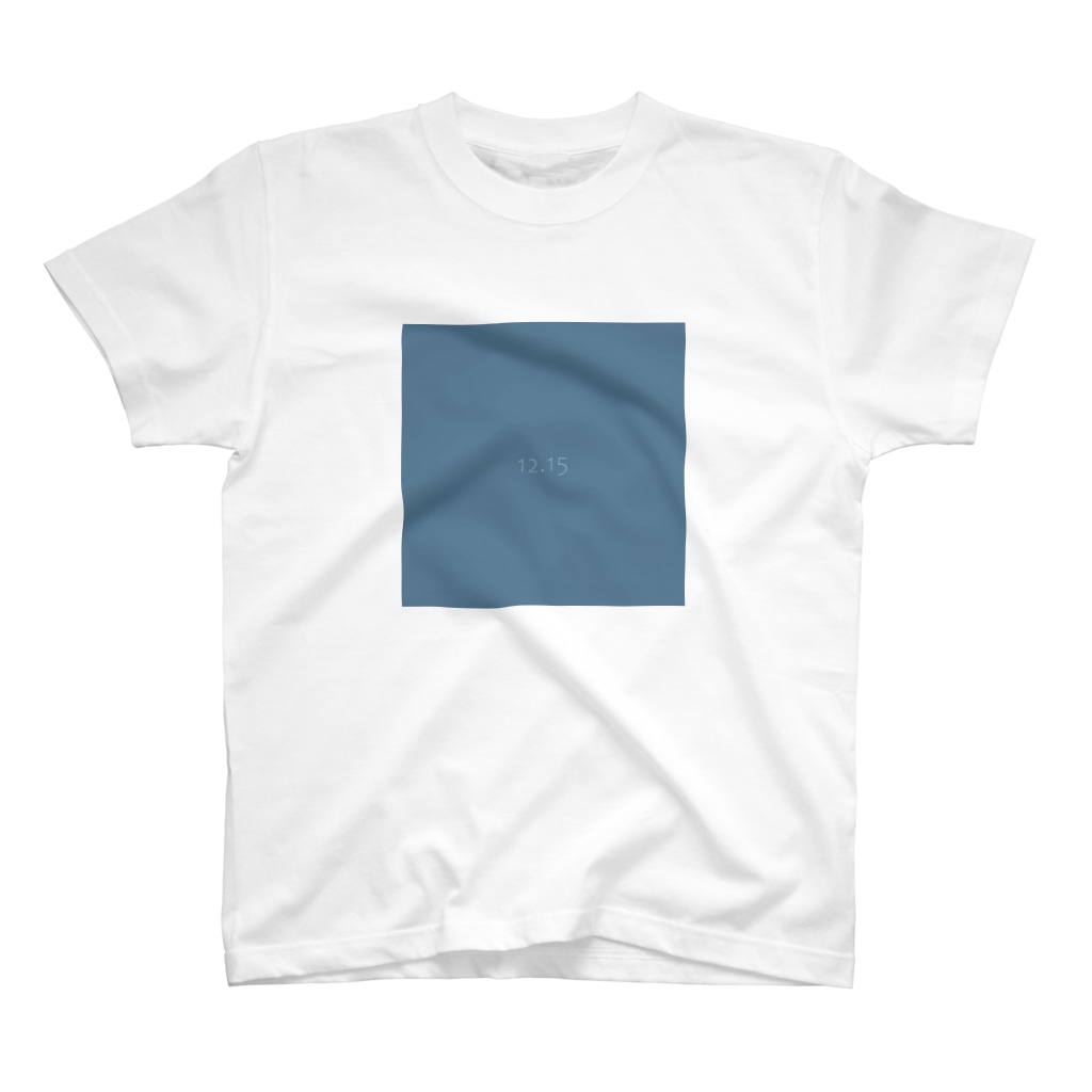 12月15日の誕生色「ブルー・ヘヴン」のTシャツ