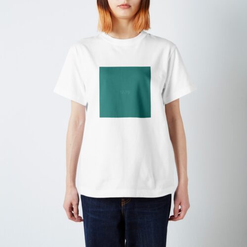 12月19日の誕生色「ラグーン」のTシャツ