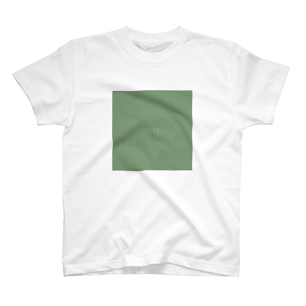 12月23日の誕生色「アスペン・グリーン」のTシャツ