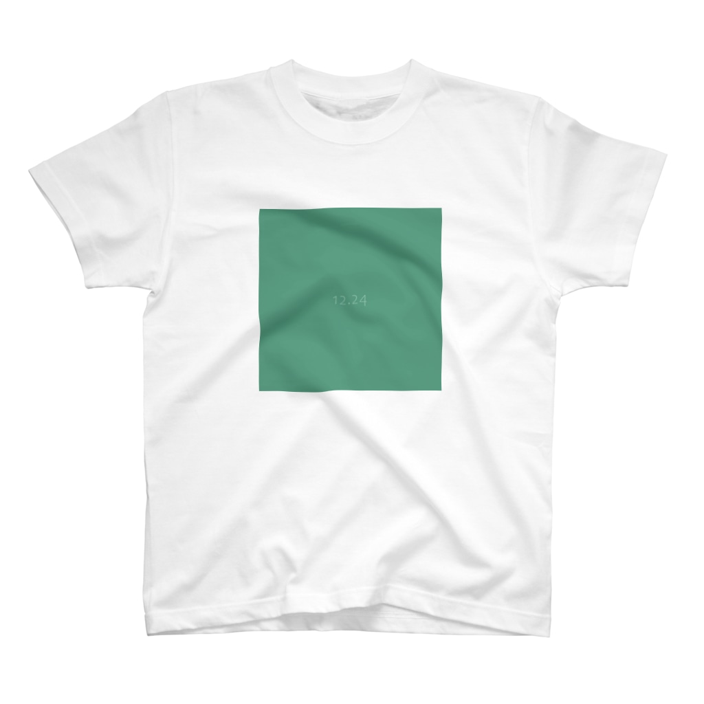 12月24日の誕生色「グリーン・スプルース」のTシャツ