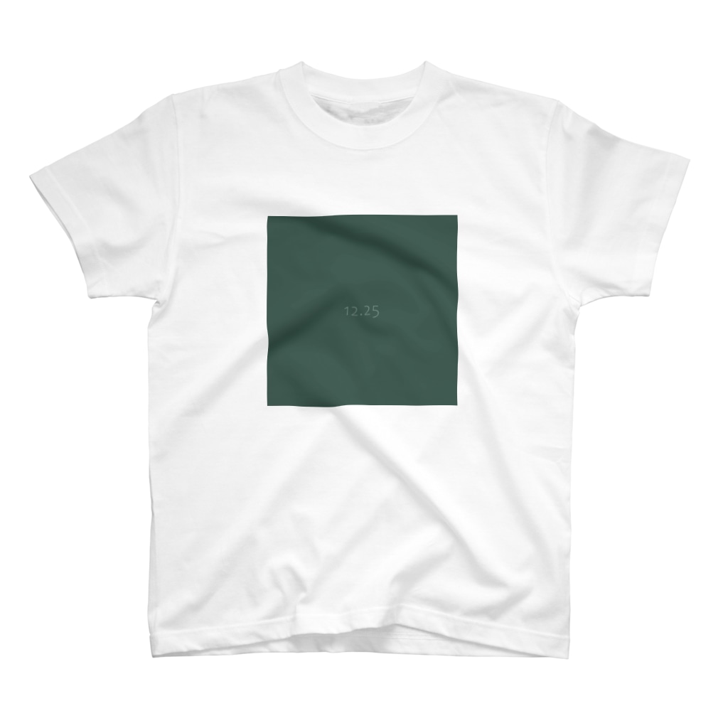 12月25日の誕生色「ハンター・グリーン」のTシャツ