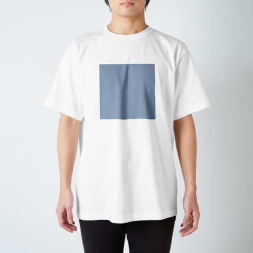 3月15日の誕生色「カシミヤ・ブルー」のTシャツ