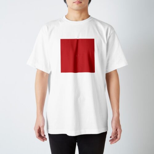 4月1日の誕生色「ファイアリー・レッド」のTシャツ
