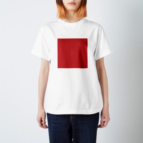 4月1日の誕生色「ファイアリー・レッド」のTシャツ