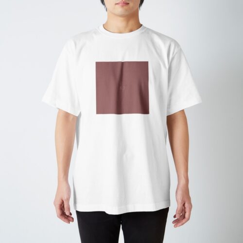 8月7日の誕生色「アッシュ・ローズ」のTシャツ