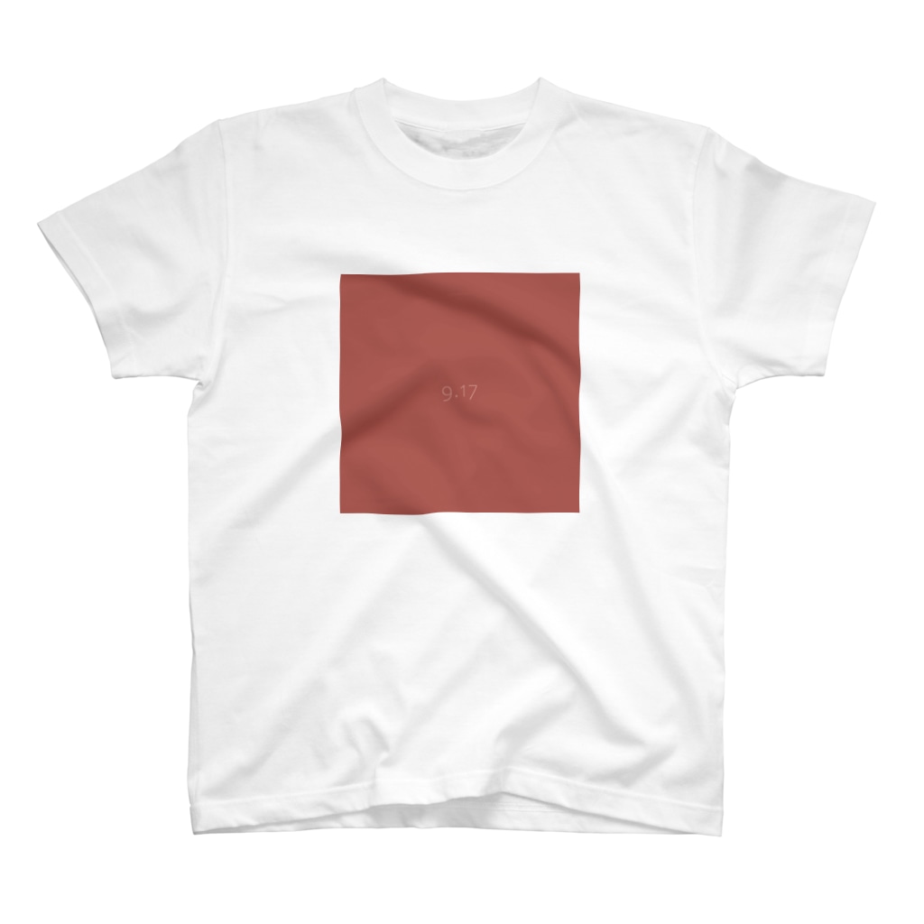 9月17日の誕生色「ホットソース」のTシャツ