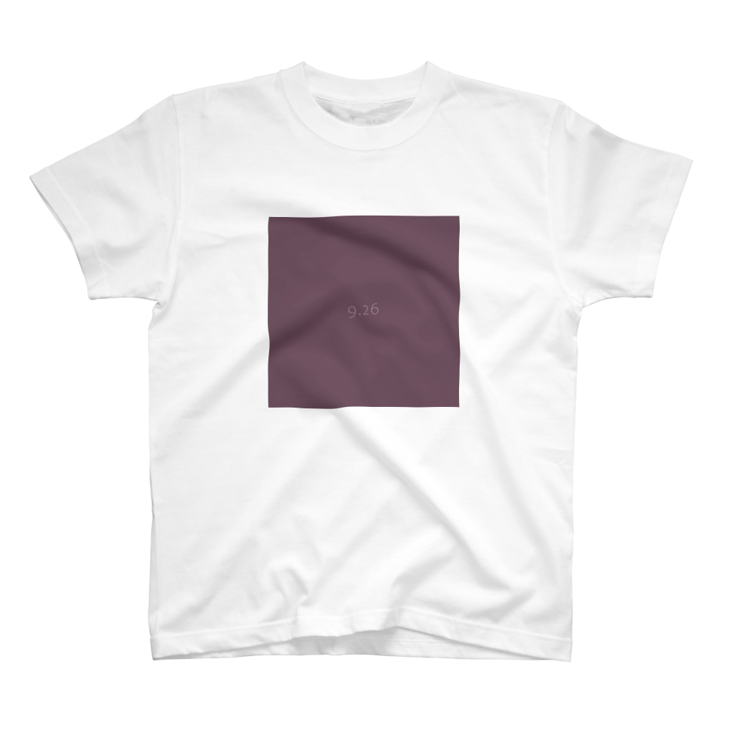 9月26日の誕生色「プラム・ワイン」のTシャツ
